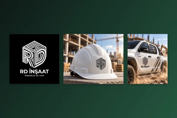 RD İnşaat · Logo & Kurumsal Kimlik kapak görseli